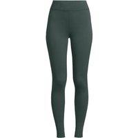 Lands' End Women's Serious Sweats Fleece-lined Leggings in Bottle Green | Size: 20