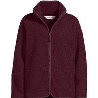 Lands' End Women's Petite Borg Jacket in Burgundy | Size: 14-16