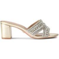 Carvela Women's 'Pageant Block' Heels in Gold | Size: 3
