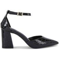 Carvela Women's 'Refined Court' Croc Print Heels in Black | Size: 5