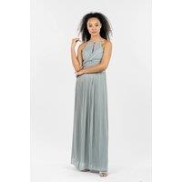 TFNC London Women's Sidony Sage Green Maxi Dress | Size: 12