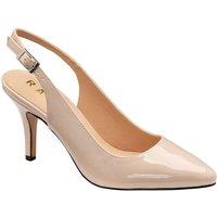 Ravel Women's 'Kavan' Patent Slingback Court Shoes in Nude | Size: 4