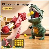 Dragodirect Kids Dinosaur Shooting Game Interactive Sponge Ball Battle in Dark Green