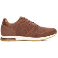 Dune London Men's Wide Fit 'Trilogy' Suede in Taupe | Size: 6