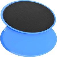 VOGREX Blue 2x Dual Sided Fitness Gliding Discs Core Sliders