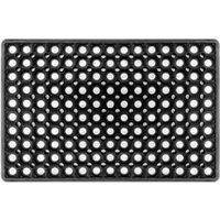 Havendro 1 x Non Slip Industrial Rubber Ring Door Mat Outdoor in Black | Size: 100 cm x 100 cm