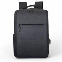 Havendro Black Waterproof Laptop Backpack USB Rucksack Travel Shoulder Bag