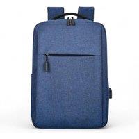 Havendro Blue Waterproof Laptop Backpack USB Rucksack Travel Shoulder Bag
