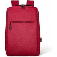 Havendro Red Waterproof Laptop Backpack USB Rucksack Travel Shoulder Bag