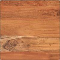 Berkfield Home Table Top 60x60x2.5 cm Square Solid Wood Acacia in Brown