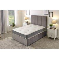 eXtreme Comfort Ltd Galaxy Memory Foam 22cm Deep Spring Tufted Mattress in Grey | Size: EU Double