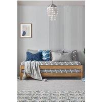 Time4sleep Oak Finish Wooden Stacking Bed Frame in Light Oak | Size: Single