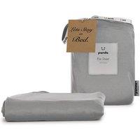 Panda London Panda 100% Bamboo Flat Sheet in Mid Grey | Size: Single
