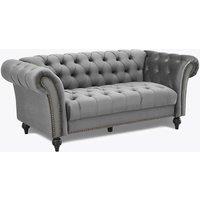 Home Detail Mayfair Velvet 3 Seater Sofa in Grey