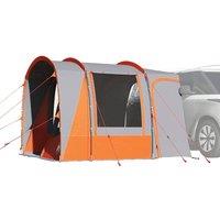 Berkfield Home Car Tent 4-Person Grey & Orange Waterproof