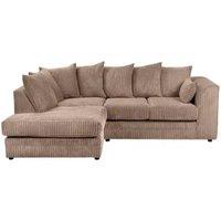SNUG FURNITURE BIRMINGHAM LTD Camden Jumbo Cord Left Hand Corner Sofa Set in Camel