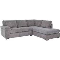 SNUG FURNITURE BIRMINGHAM LTD Monroe Amalfi Jumbo Cord Right Hand Corner Sofa in Grey