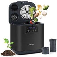 Costway 4L Electric Composter Smart Waste Dispenser Countertop Compost Machine in Black