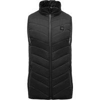 MODISHION Men's Rechargeable Heated Gilet with Adjustable Temperature Control in Black | Size: Small