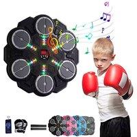 Dragodirect Smart Music Boxing Machine Wall Target Kids Training in Black