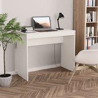 Berkfield Home Desk White 90x40x72 cm Engineered Wood | Size: 90 x 40 x 72 cm