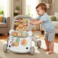 Dragodirect Multifunctional Baby Walking Cart with Detachable Game Board Balance in Grey