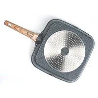 Havendro Non Stick 3 in 1 Grill Pan Multi Section Breakfast in Grey