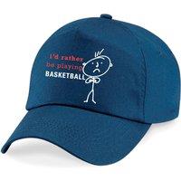 60 SECOND MAKEOVER Men's I'd Rather Be Playing Basketball Cap in Navy