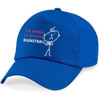 60 SECOND MAKEOVER Men's I'd Rather Be Playing Basketball Cap in Blue