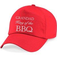 60 SECOND MAKEOVER Men's Grandad King Of The BBQ Cap in Red