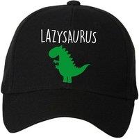 60 SECOND MAKEOVER Men's Lazy Dinosaur Baseball Cap in Black