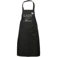 60 SECOND MAKEOVER Women's Lady Of The Manor Black Apron