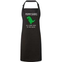 60 SECOND MAKEOVER Women's Mummy Dinosaur Apron Mummysaurus in Black