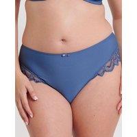 Flirtelle Women's Emilie Deco Classic Brief Knickers in Blue | Size: XL