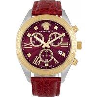 Versace Women's VEOX00222 Greca 40mm Quartz Watch in Red