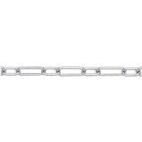 Jewelco London Women's 925 Silver Oval Pill Paper Clip Chain Necklace 5mm 20 inch 50cm