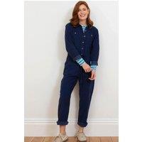 Kite Women's Melplash Organic Cotton Cord Jumpsuit in Midnight | Size: 16