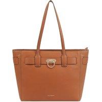 Paul Costelloe Women's Artemisia Leather Shoulder Bag in Brown