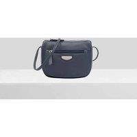 Dents Women's Maeve Leather Cross Body Bag in Navy