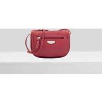 Dents Women's Maeve Leather Cross Body Bag in Raspberry