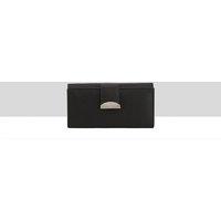 Dents Women's Carman Leather Purse in Black