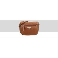 Dents Women's Maeve Leather Cross Body Bag in Brown