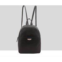 Dents Women's Lorenna Leather Backpack in Navy