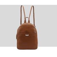 Dents Women's Lorenna Leather Backpack in Brown