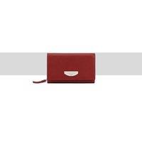 Dents Women's Lavinia Leather Purse in Raspberry