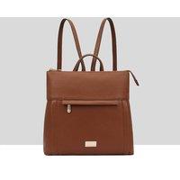 Paul Costelloe Women's Otava Leather Backpack in Brown