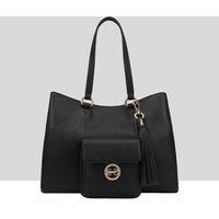 Paul Costelloe Women's Shebelle Leather Shoulder Bag in Black