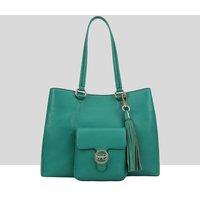 Paul Costelloe Women's Shebelle Leather Shoulder Bag in Green