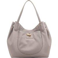 Paul Costelloe Women's Bolivar Leather Shoulder Bag in Grey