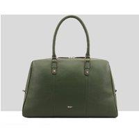 Paul Costelloe Women's Denali Leather Weekender Bag in Green | Size: Large